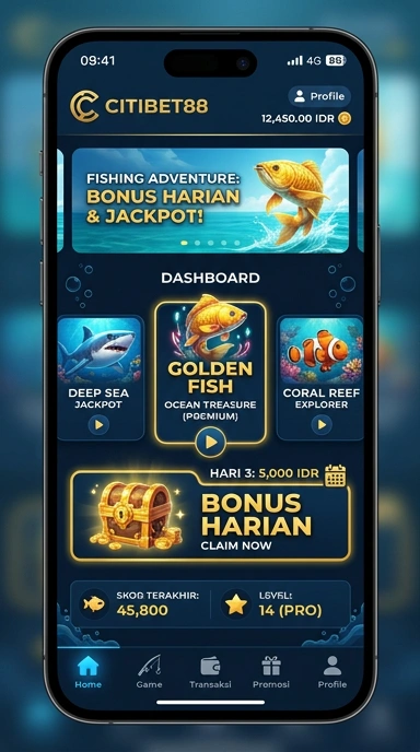Cuplikan layar menu unduhan citibet88 untuk perangkat Android
